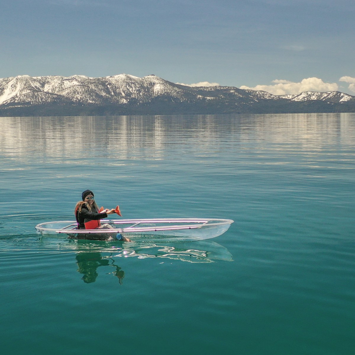 clear kayak best thing to do on Tahoe